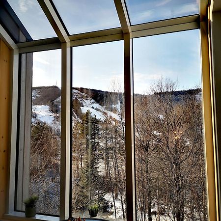 Condo Sur 2 Niveaux Avec Magnifique Vue Sur La Montagne Stoneham Exterior photo